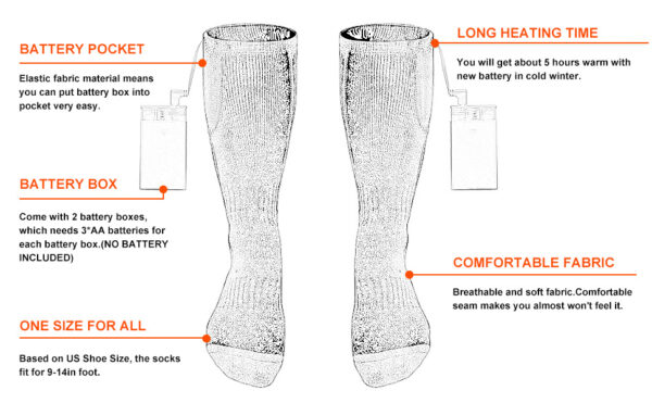 Mrawarm Heated Socks 08